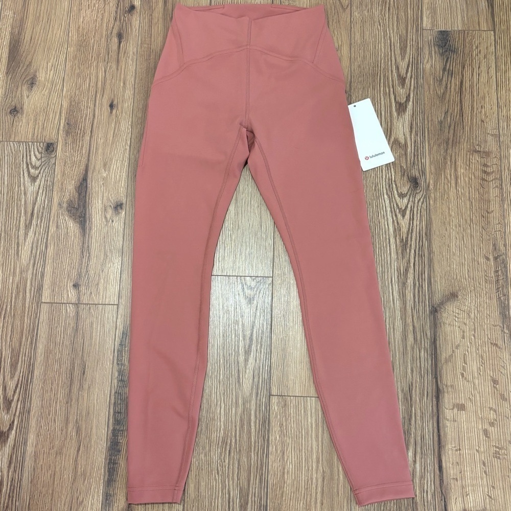 NWT Lululemon InStill HR Tight Leggings In Brier Rose 28" Size 6 - Picture 4 of 6